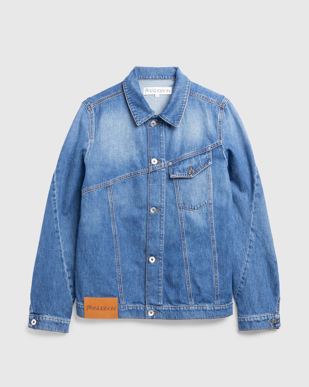 J.W. Anderson Twisted Denim Jacket Light Blue